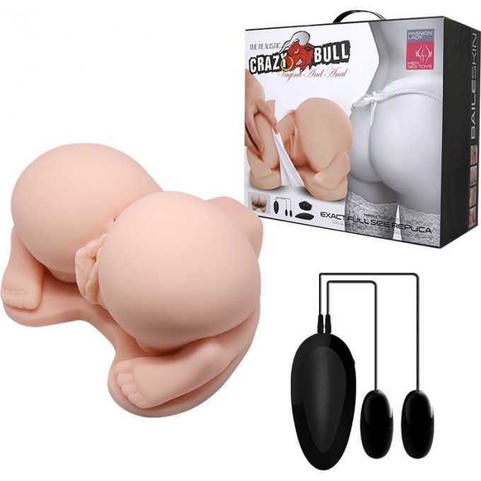 BAILE CRAZY BULL мастурбатор вагина-анус с вибрацией догги-стайл BM-009115Z-1 BAILE CRAZY BULL мастурбатор вагина-анус с вибрацией догги-стайл BM-009115Z-1