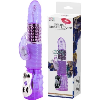 BAILE DELUXE DREAM LOVER вибромассажер-ротатор с клиторальным стимулятором