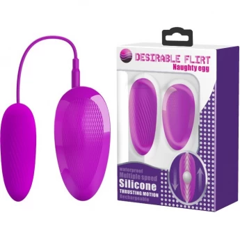 BAILE DESIRABLE FLIRT NAUGHTY EGG мощное яйцо-пульсатор на пульте
