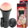 BAILE мастурбатор - ротик в тубе с вибратором BM-00900T27Z-2